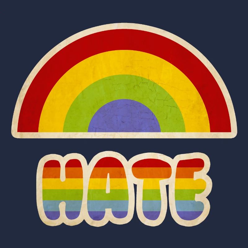 Rainbow hate parody