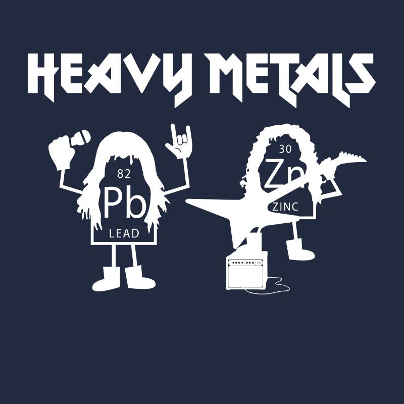 Heavy Metals Schwermetalle Elemente Geschenk