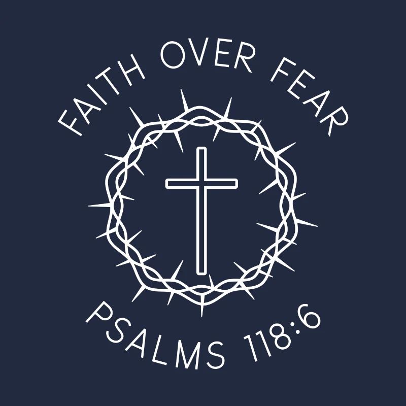 Glaube über Angst - Christliche Geschenkidee