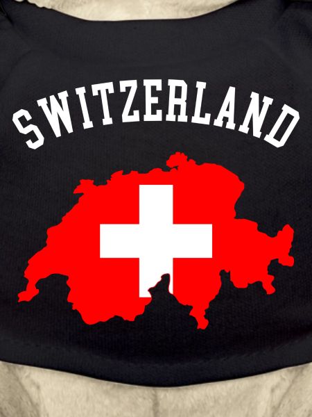 Switzerland Flag Map