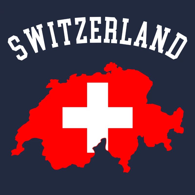 Schweizer Flaggenkarte