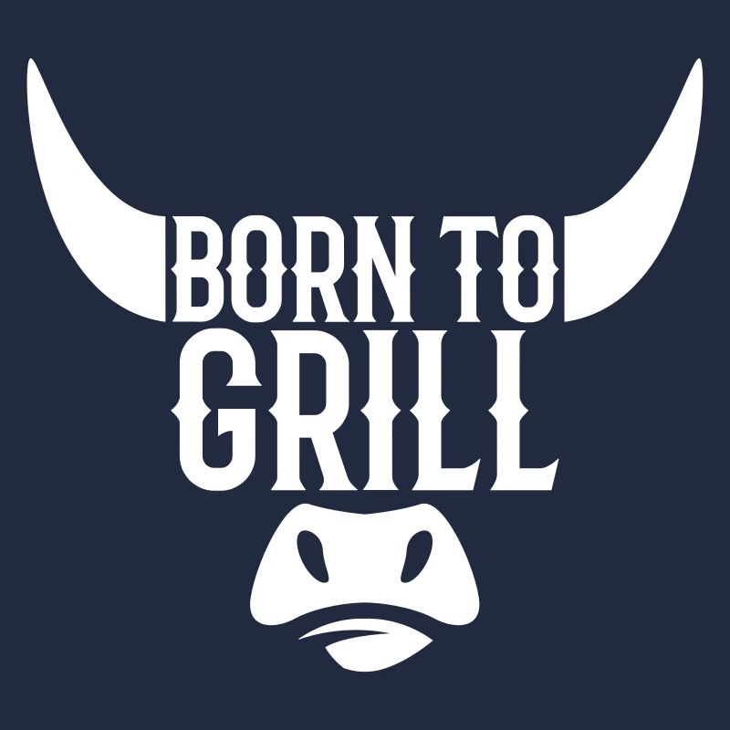 Tablier grillé - Born to grill