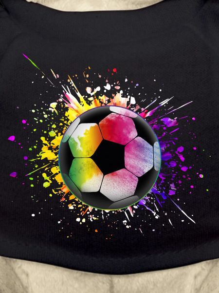 Bunter Fußball Regenbogenfarben