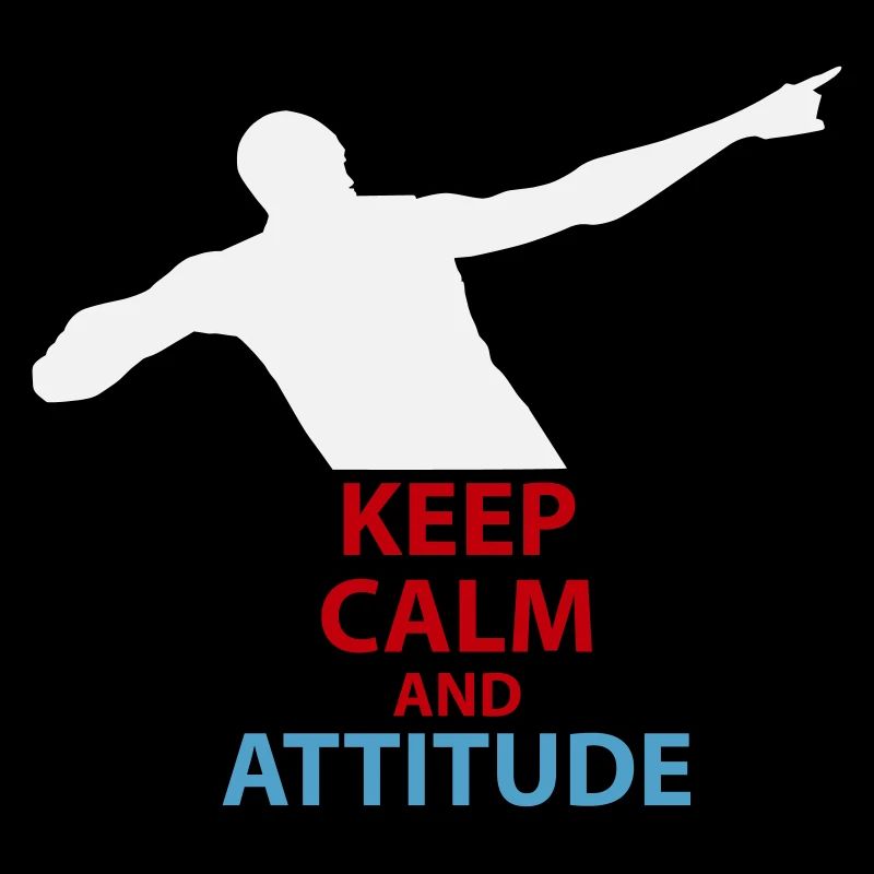 Calm and Attitude Silhouette