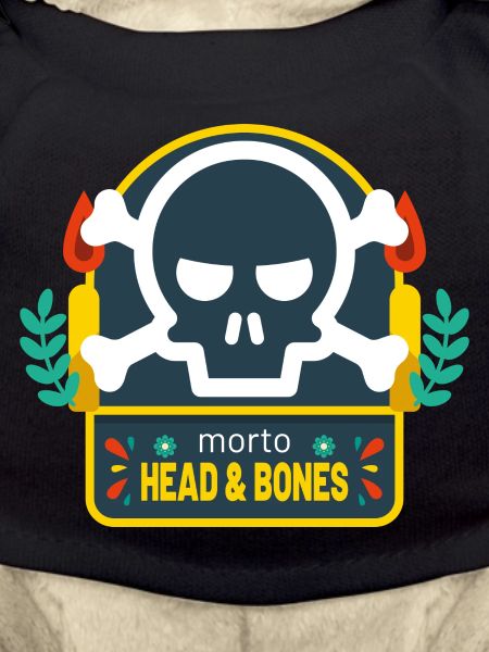 Head and bones candle