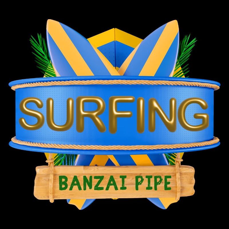Hawaii, Surfing, Banzai-Pipeline