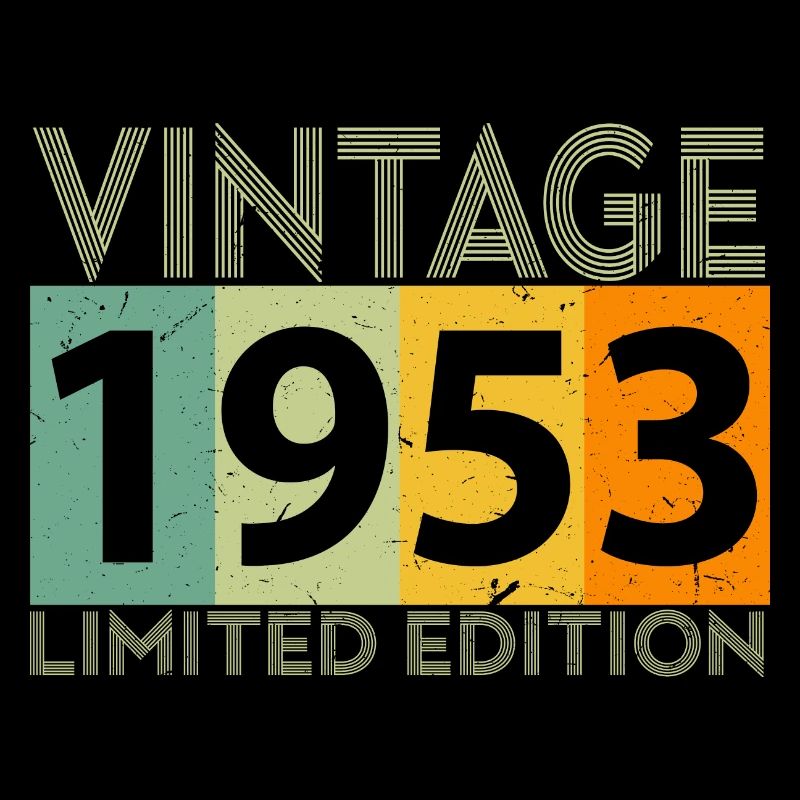 1953 Born Vintage Geburtstg Retro