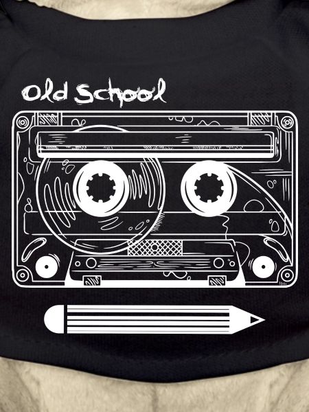 Retro Kassette und Stift