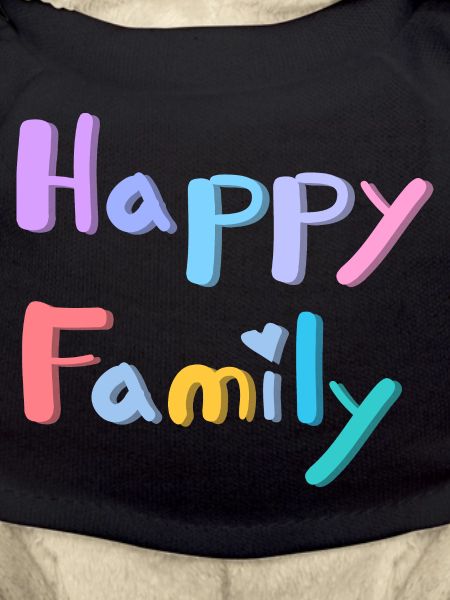 HAPPY FAMILY TEXT