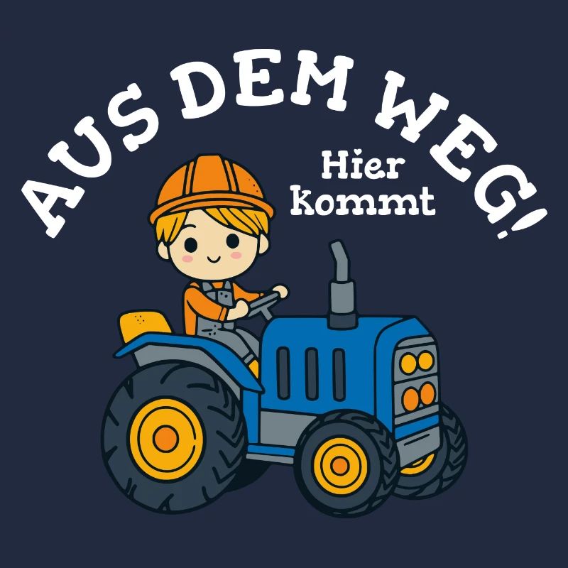 Traktor Junge Kinder Name Vorlage