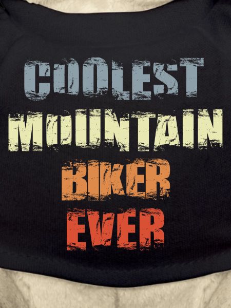 Funny mountain biker