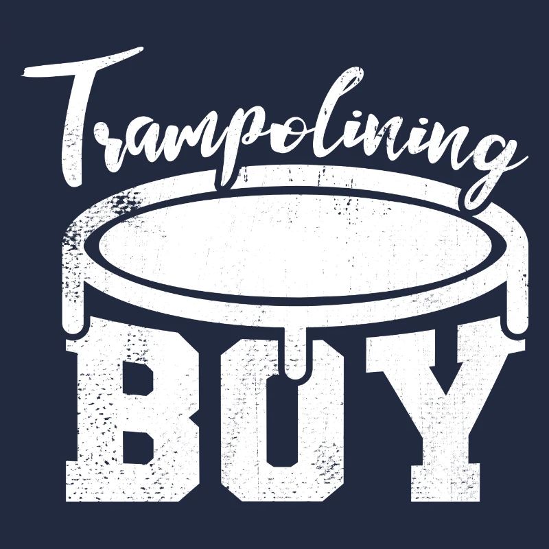 Trampolinspringer Junge