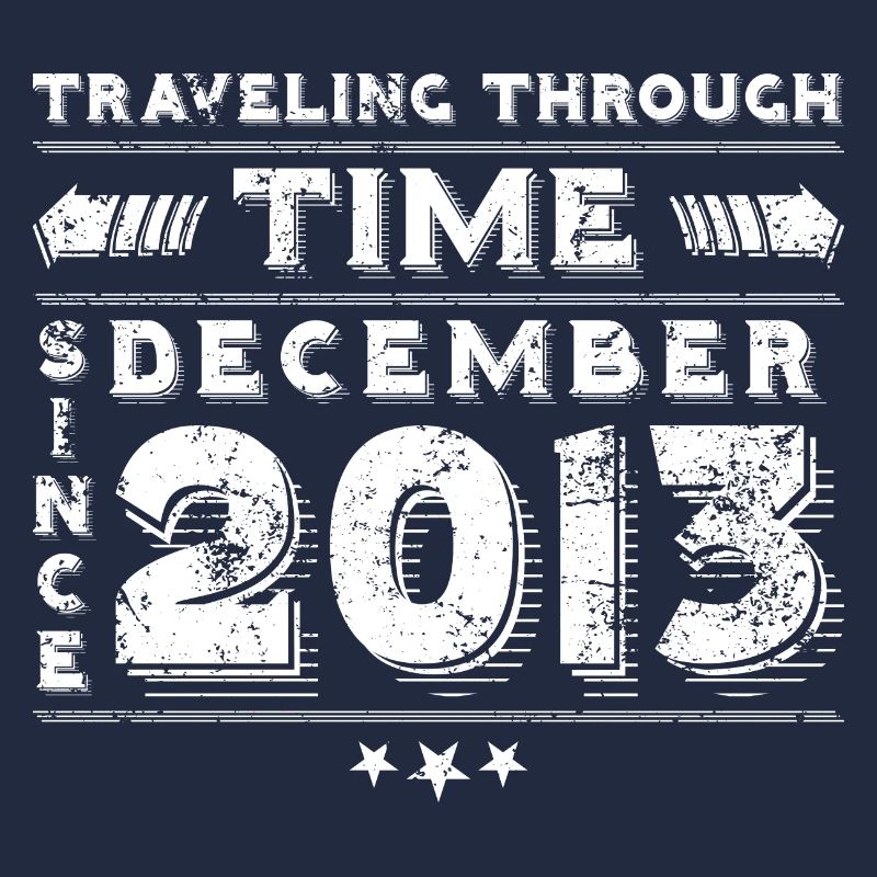 Vintage Zeitreise Geburtstags Design Dezember 2013