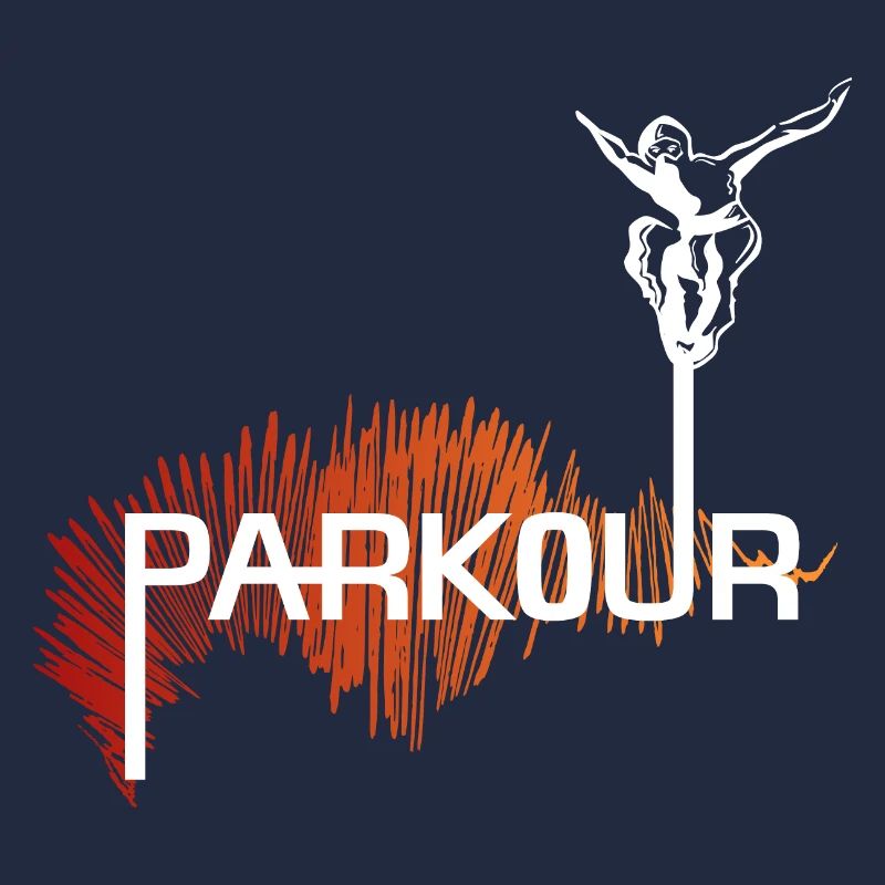 Parkour Ninja - couleur-blanc