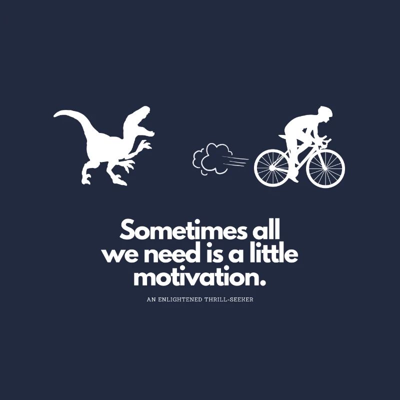 Motivation supplémentaire pour les cyclistes T-Rex