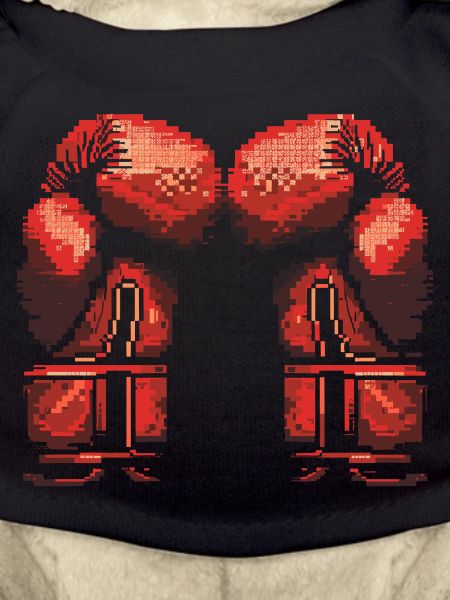 Kickboxhandschuhe Pixel