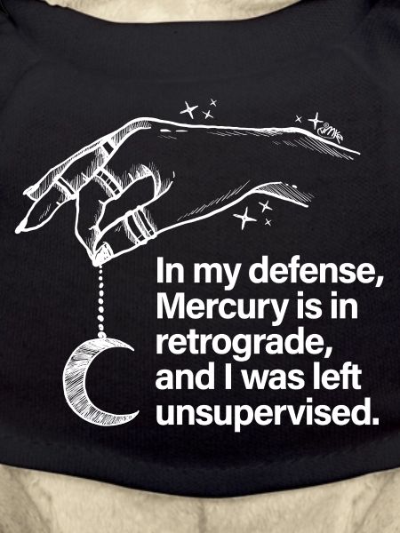 MERCURY RETROGRADE white