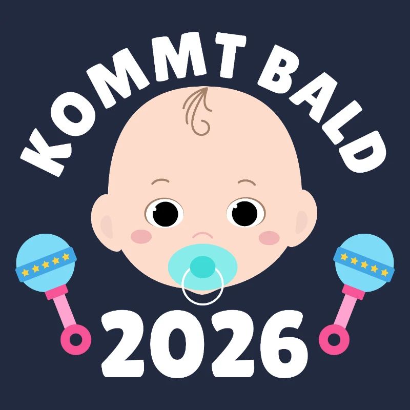 Werdende Mutter KOMMT BALD 2026 Lustiges