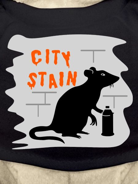 City Stain – rat graffiti
