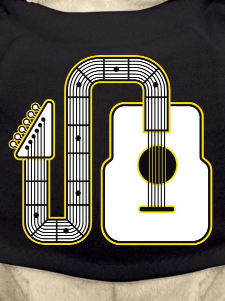 Abstract Guitar Art