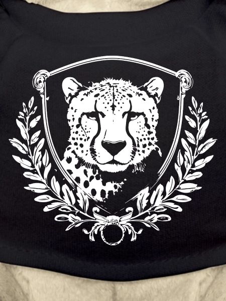Leopardensiegel mit Lorbeer