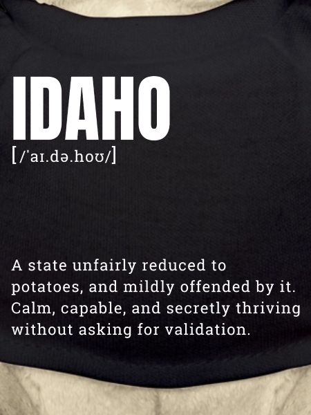 Idaho Potatoes Typography