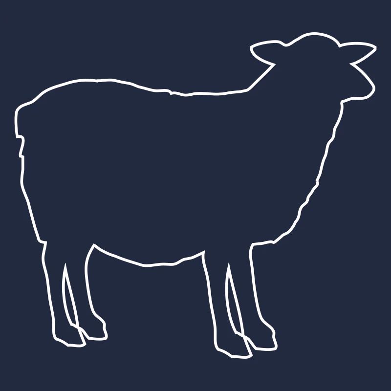 Silhouette de mouton