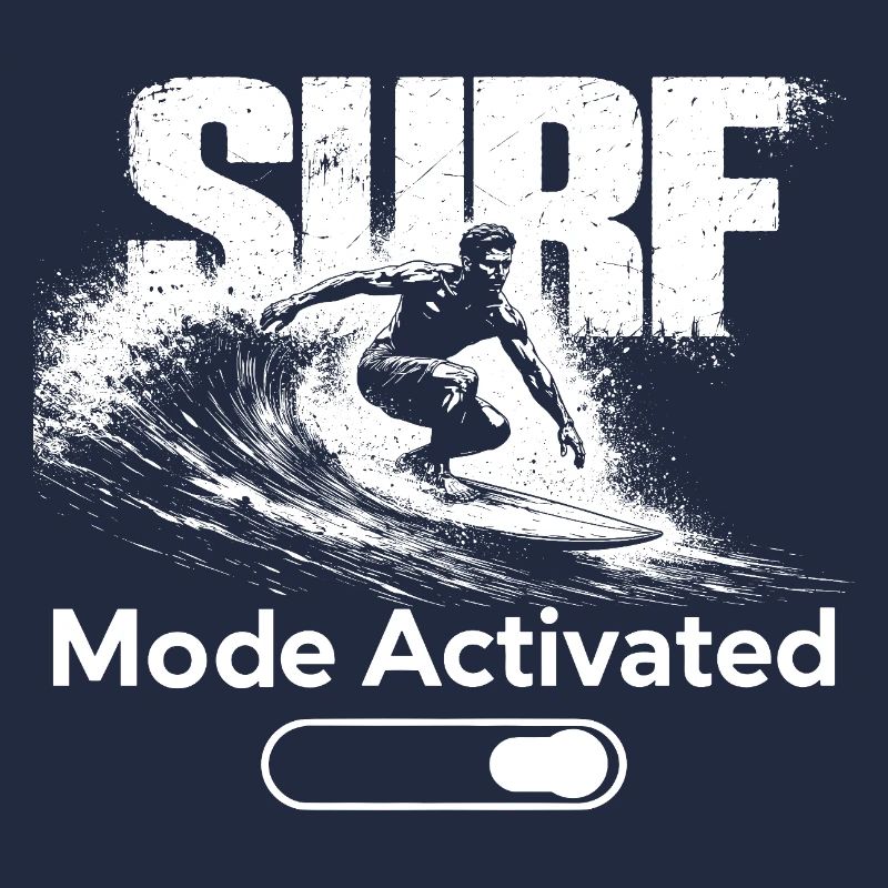 Mode Surf Shirt activé Vague de plage surfeur