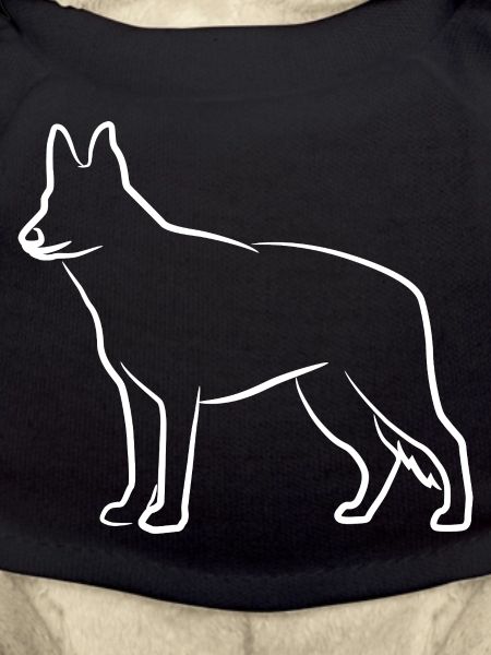 Deutscher Schäferhund Skizze