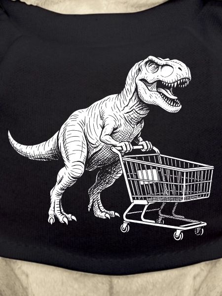 Dino Shopper: T-Rex with Cart