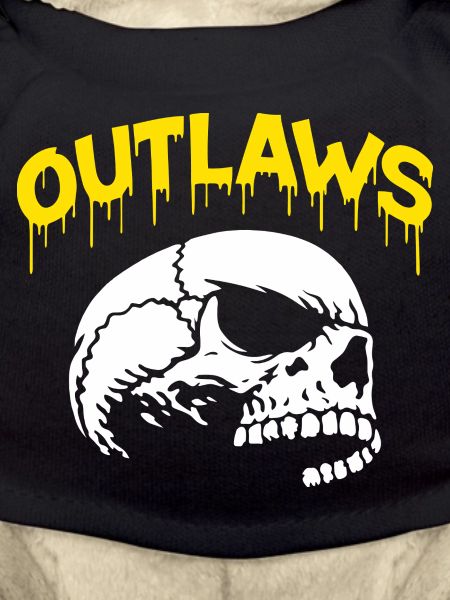Outlaws Skulls Drip Graphic