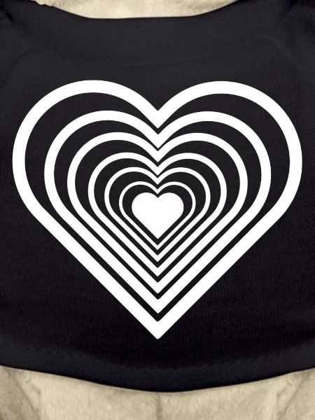 Coeur blanc infini