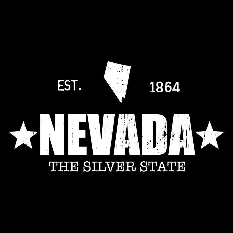 Nevada the Silver State Vintage Look