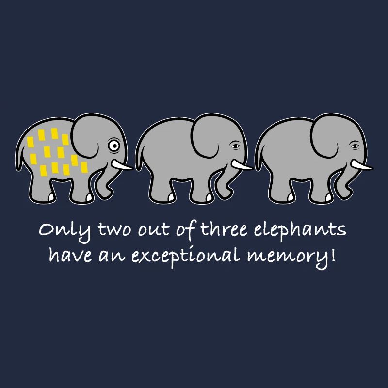 Elefant Gedächnis Spruch lustig