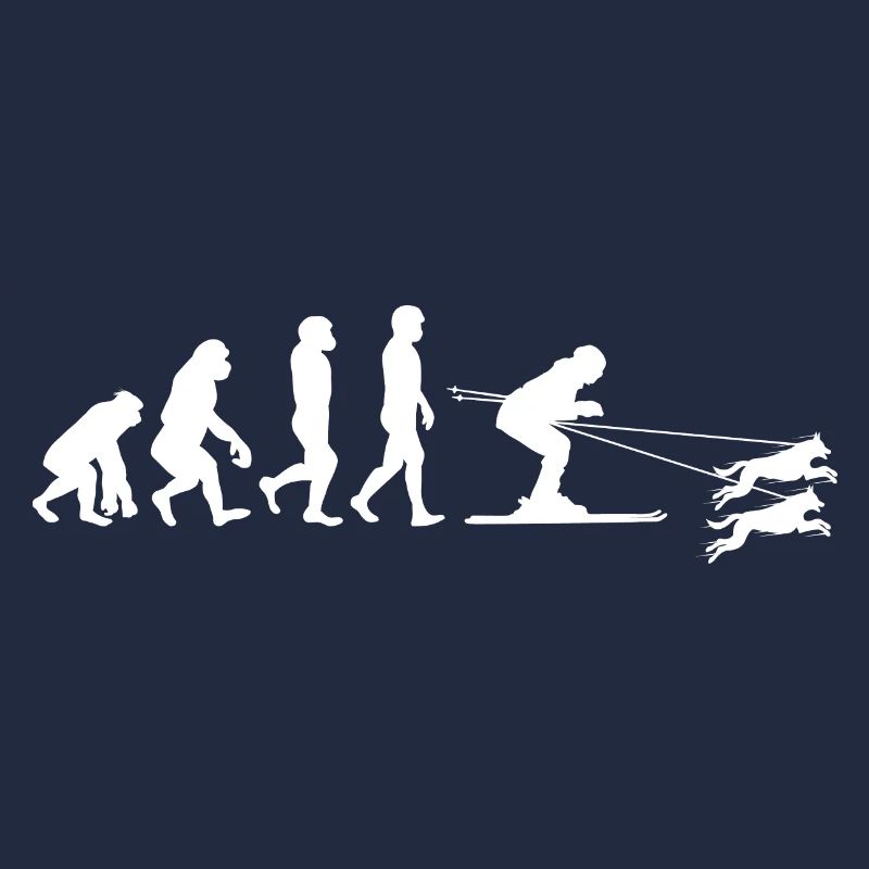 Chien Skijoring Ski Sport d’hiver Evolution