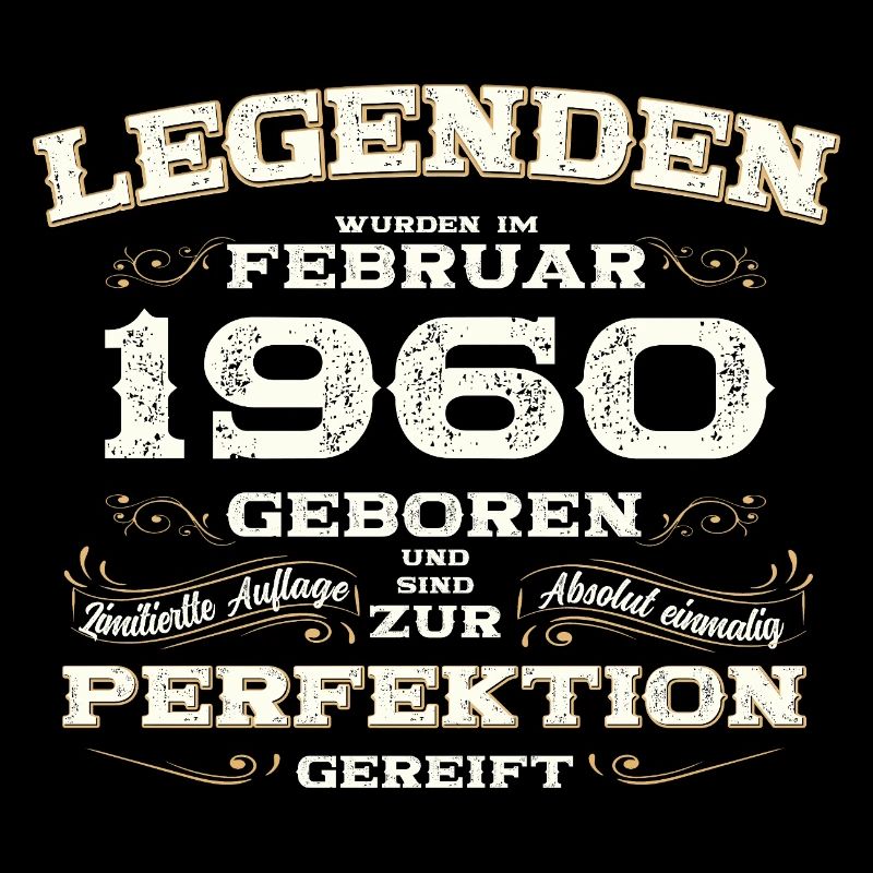 65th Birthday Gift Husband Original February 1960