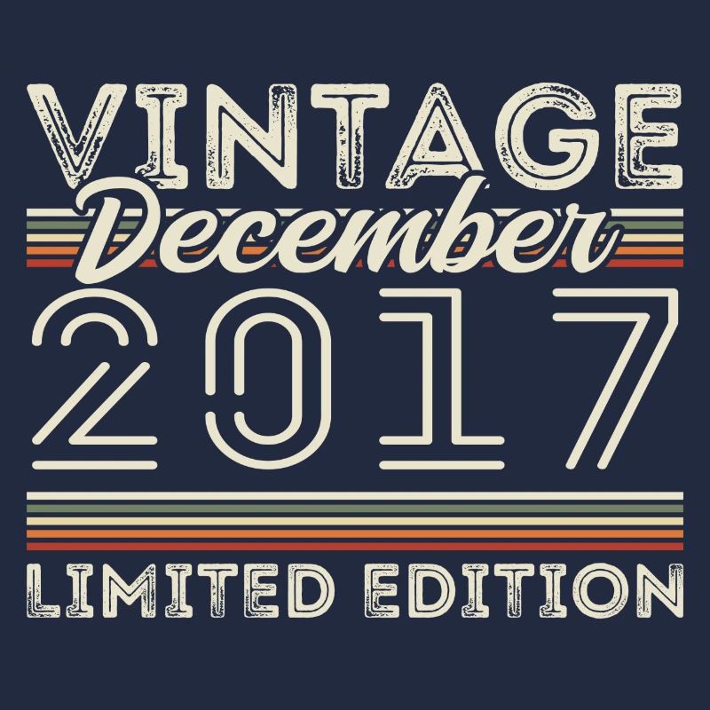 Vintage Décembre 2017 - 8e Anniversaire Décember