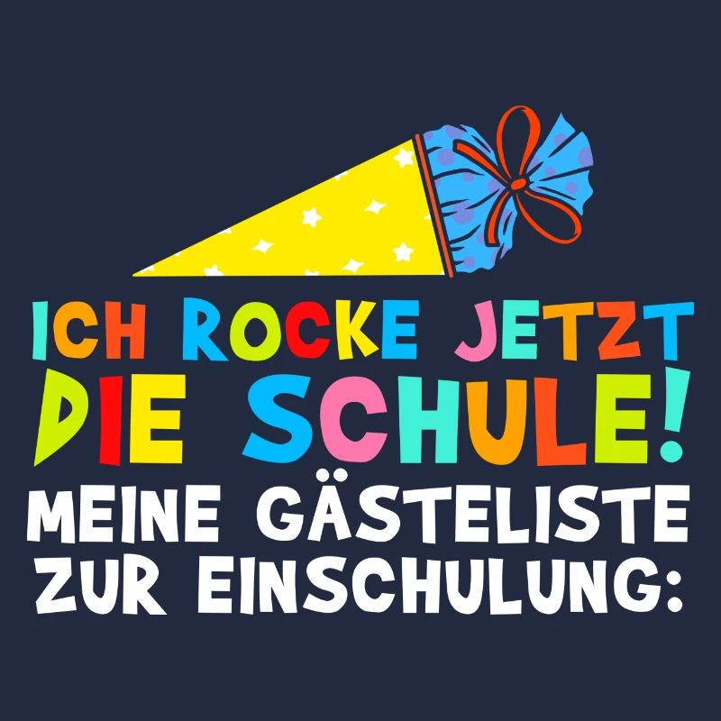 Ich Rocke Jetzt Die Schule Einschulung Gästebuch