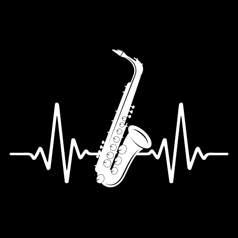 Saxophone Musical Instrument Heartbeat