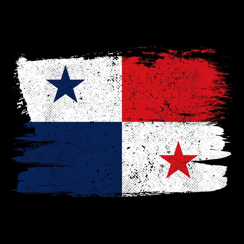 Drapeau du Panama Drapeau de la paix Vintage