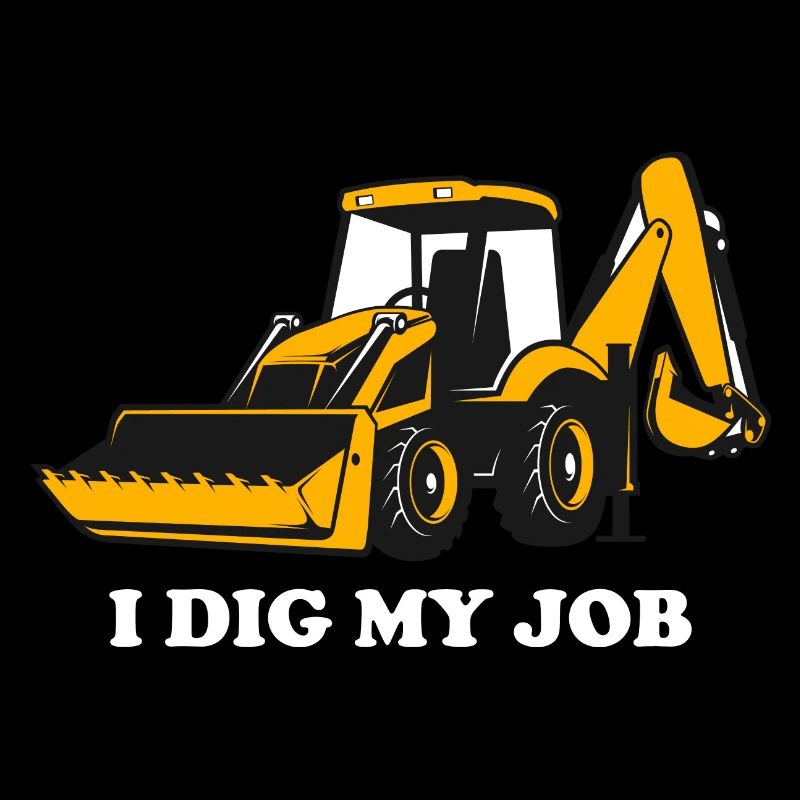 Excavator Backhoe Heavy Equipment Operator Funny
