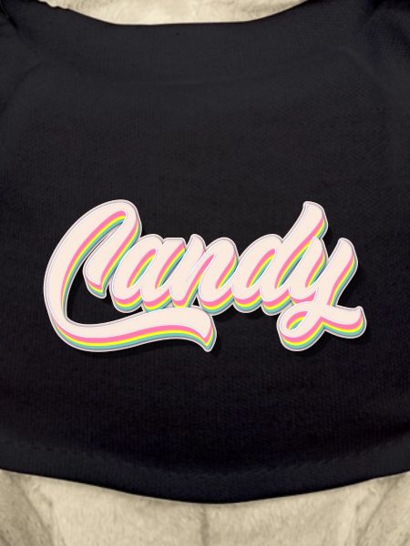 Candy lettering Retro