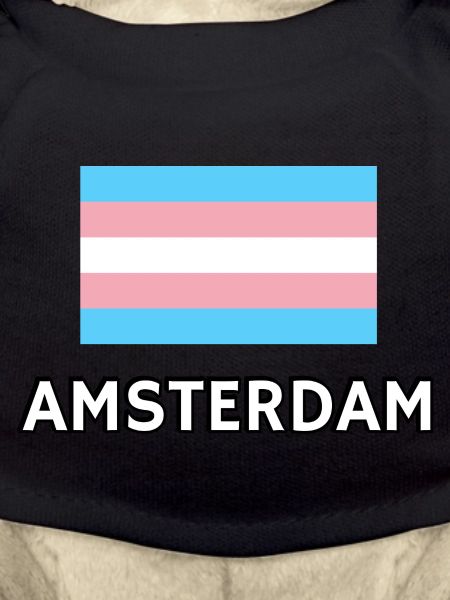 Trans Pride Flag Amsterdam
