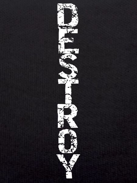 Zerstöre in Weiß