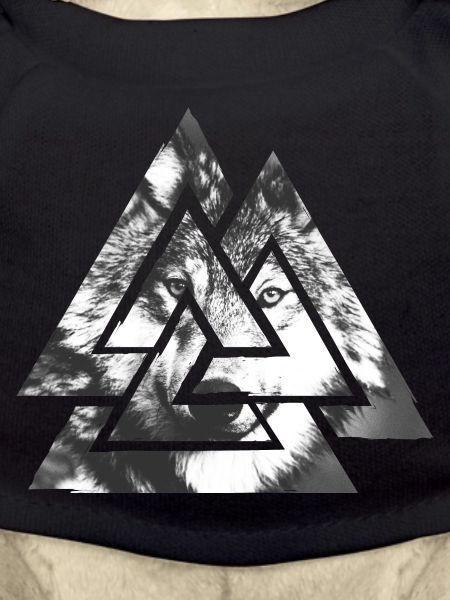Valknut, symbole d’Odin - Avec Wolf