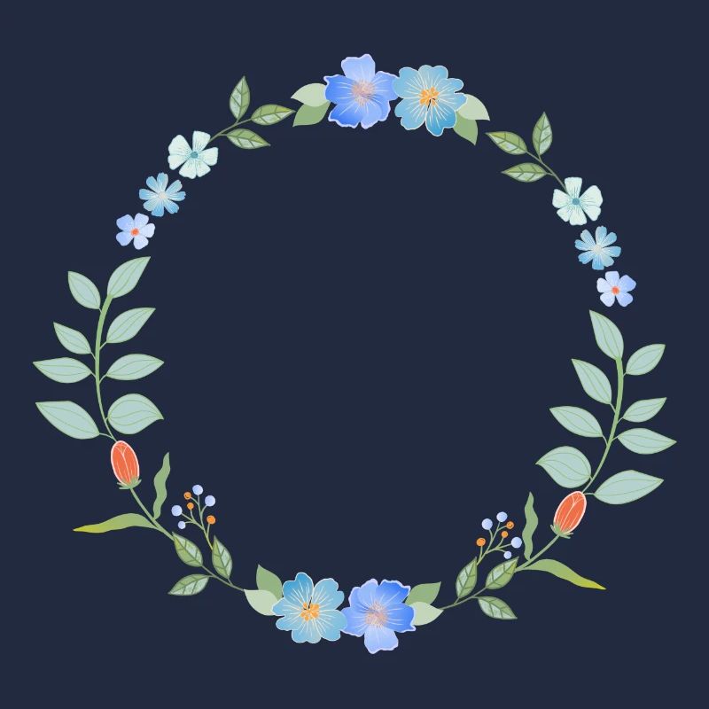 Couronne de fleurs