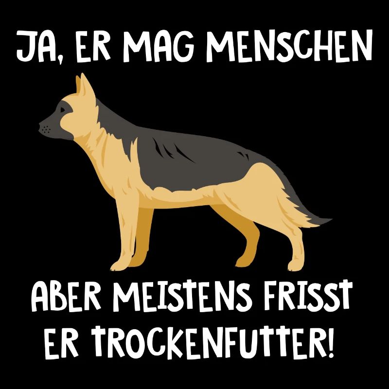 Ja er mag Menschen Schäferhund