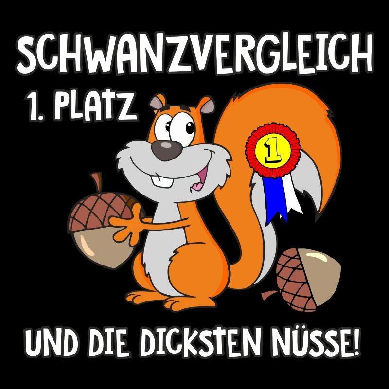 Eichhörnchen Schwanzvergleich