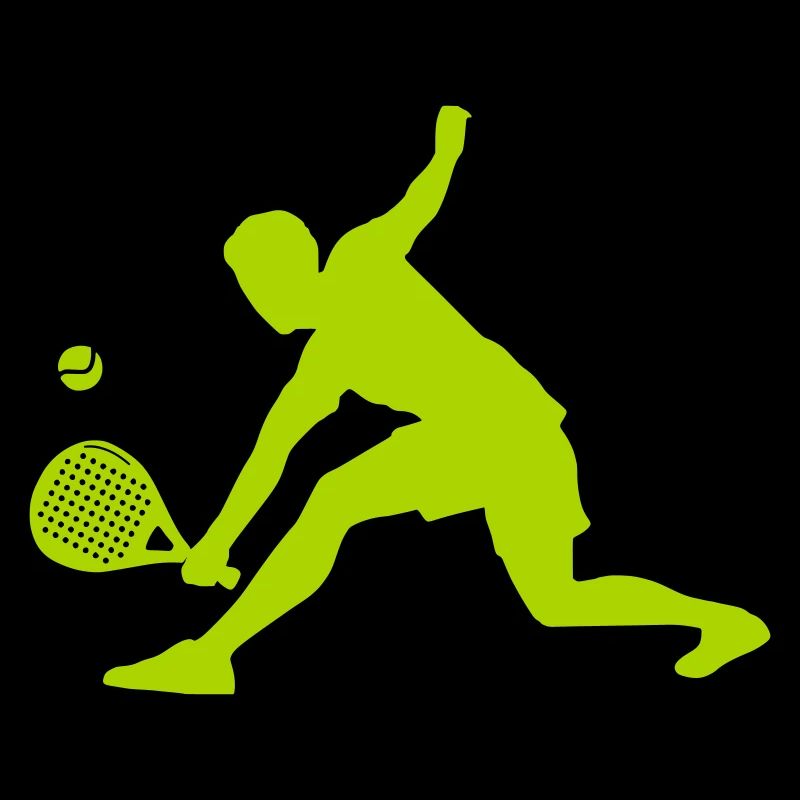 Padel Player Silouhette
