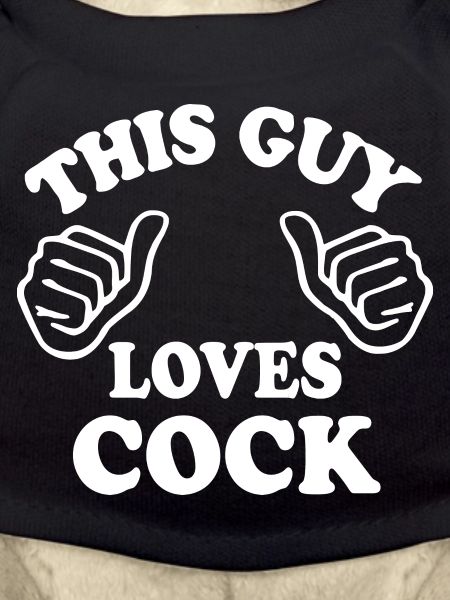 This guy loves cock
